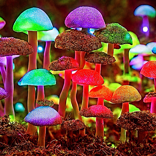 Jelly Mushrooms: Vibrant Wilderness